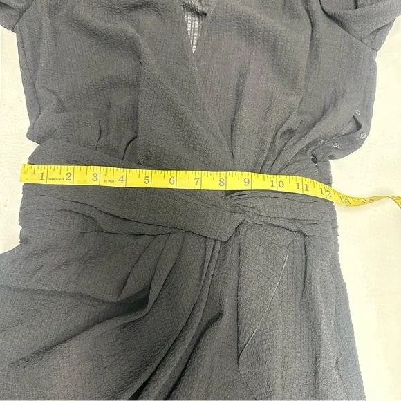 ba&sh ROBE ISEE Elegant BlackDress SIZE 0